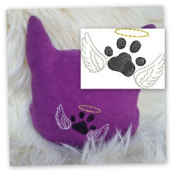 Stickdatei - Pfoten Flügel